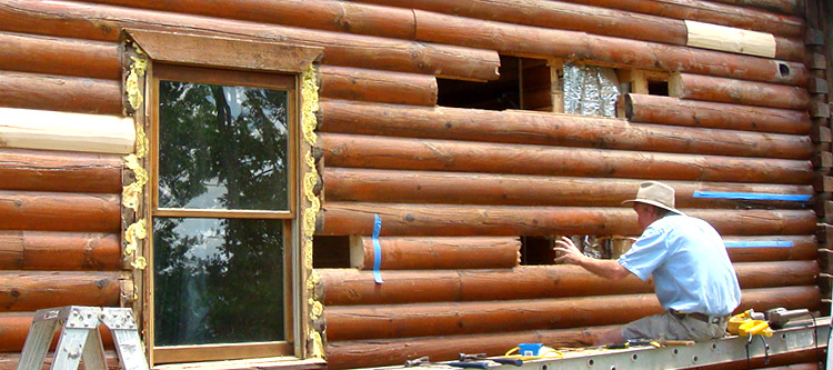 Log Home Repair Cottonwood, Alabama